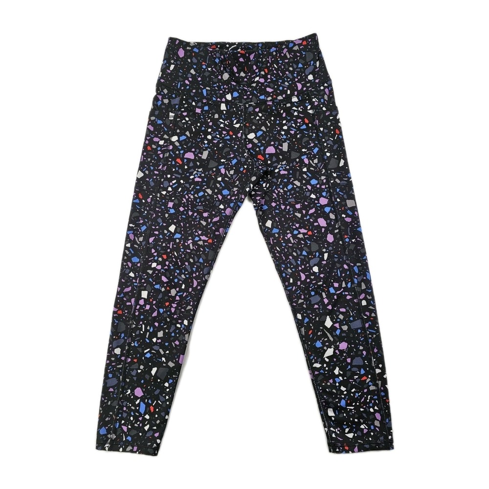 Champion Athletic Leggings Women's M Black Abstract Geometric Shapes Yoga‎ Pants